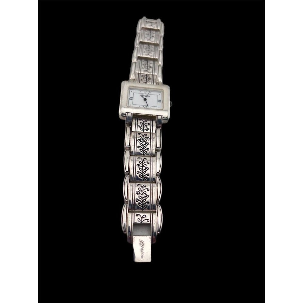 Brighton Dresden Watch 6.75 - 7" Comes With New Battery Silver Plated Excellent - Picture 2 of 6